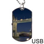 TOWER BRIDGE Dog Tag USB Flash (Two Sides)  Back