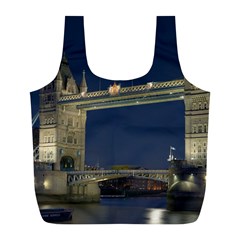 Tower Bridge Full Print Recycle Bags (l) 