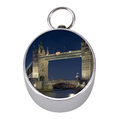 Tower Bridge Mini Silver Compasses