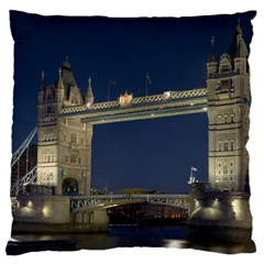 Tower Bridge Large Flano Cushion Cases (one Side) 