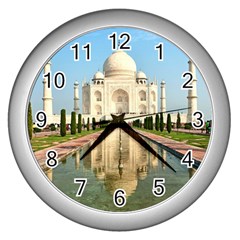 Taj Mahal Wall Clocks (silver)  by trendistuff