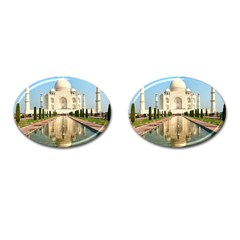 Taj Mahal Cufflinks (oval) by trendistuff