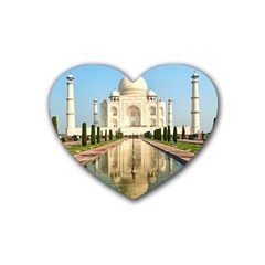 Taj Mahal Heart Coaster (4 Pack)  by trendistuff