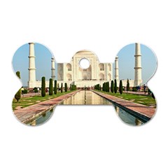 Taj Mahal Dog Tag Bone (two Sides)