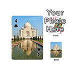 TAJ MAHAL Playing Cards 54 (Mini)  Front - Spade4