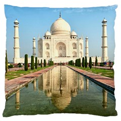 Taj Mahal Large Cushion Cases (one Side)  by trendistuff