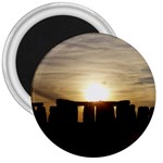 SUNSET STONEHENGE 3  Magnets