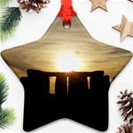 SUNSET STONEHENGE Ornament (Star) 