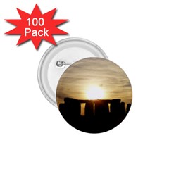 Sunset Stonehenge 1 75  Buttons (100 Pack) 