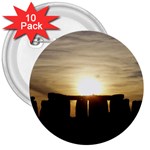 SUNSET STONEHENGE 3  Buttons (10 pack) 