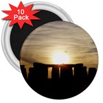 SUNSET STONEHENGE 3  Magnets (10 pack) 