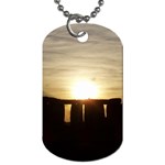 SUNSET STONEHENGE Dog Tag (One Side)