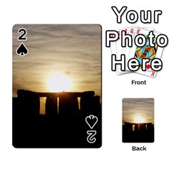 Sunset Stonehenge Playing Cards 54 Designs  by trendistuff