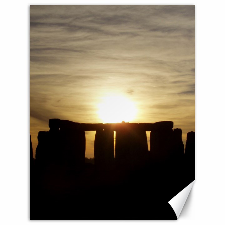 SUNSET STONEHENGE Canvas 12  x 16  