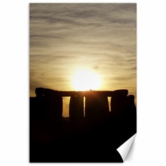 Sunset Stonehenge Canvas 24  X 36 