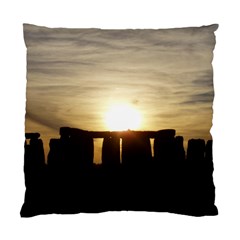 Sunset Stonehenge Standard Cushion Case (one Side)  by trendistuff