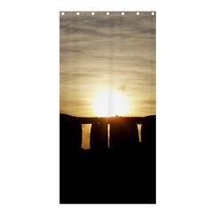 Sunset Stonehenge Shower Curtain 36  X 72  (stall) 