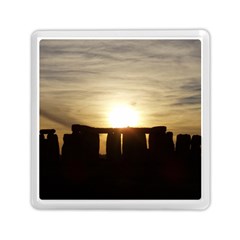 Sunset Stonehenge Memory Card Reader (square) 