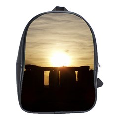 Sunset Stonehenge School Bags (xl)  by trendistuff