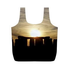 Sunset Stonehenge Full Print Recycle Bags (m)  by trendistuff