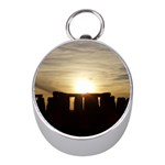 SUNSET STONEHENGE Mini Silver Compasses