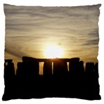 SUNSET STONEHENGE Large Flano Cushion Cases (One Side) 