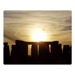 Sunset Stonehenge Double Sided Flano Blanket (large) 