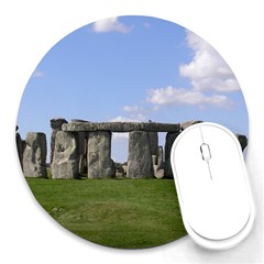 Stonehenge Round Mousepads by trendistuff