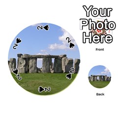 Stonehenge Playing Cards 54 (round)  by trendistuff