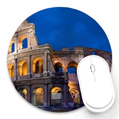 Rome Colosseum 2 Round Mousepads by trendistuff