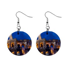 Rome Colosseum 2 Mini Button Earrings by trendistuff