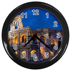 Rome Colosseum 2 Wall Clocks (black) by trendistuff