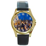 ROME COLOSSEUM 2 Round Gold Metal Watches Front