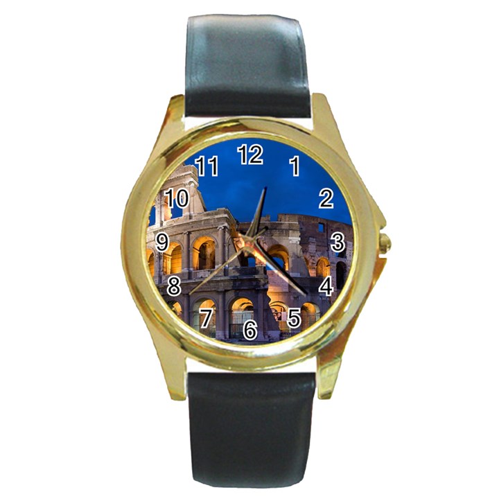 ROME COLOSSEUM 2 Round Gold Metal Watches