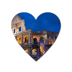 Rome Colosseum 2 Heart Magnet by trendistuff