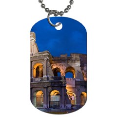 Rome Colosseum 2 Dog Tag (one Side) by trendistuff