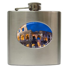 Rome Colosseum 2 Hip Flask (6 Oz) by trendistuff