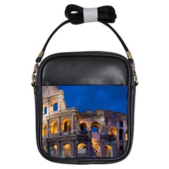 Rome Colosseum 2 Girls Sling Bags by trendistuff