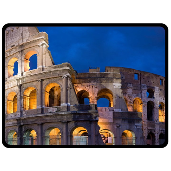 ROME COLOSSEUM 2 Fleece Blanket (Large) 