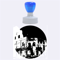 Rome Colosseum 2 Rubber Round Stamps (large) by trendistuff