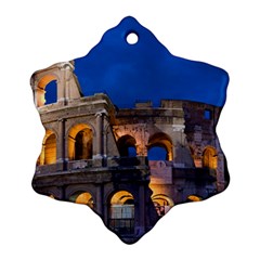 Rome Colosseum 2 Ornament (snowflake)  by trendistuff