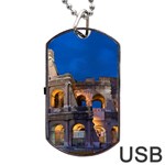 ROME COLOSSEUM 2 Dog Tag USB Flash (One Side) Front