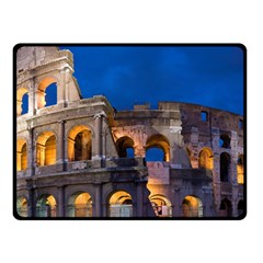 Rome Colosseum 2 Double Sided Fleece Blanket (small)  by trendistuff