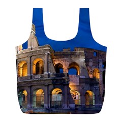 Rome Colosseum 2 Full Print Recycle Bags (l)  by trendistuff