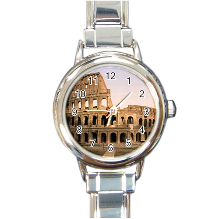 ROME COLOSSEUM Round Italian Charm Watches