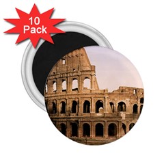 Rome Colosseum 2 25  Magnets (10 Pack)  by trendistuff