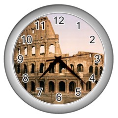 Rome Colosseum Wall Clocks (silver)  by trendistuff