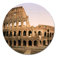 Rome Colosseum Magnet 5  (round) by trendistuff