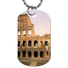 Rome Colosseum Dog Tag (one Side) by trendistuff