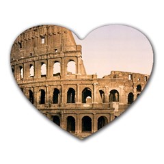 Rome Colosseum Heart Mousepads